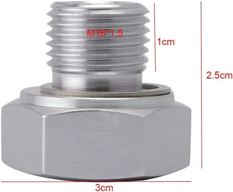 Vehjunc LS Engine swap M16 1.5 to 1/8 NPT oil pressure sensor adapter for all GM LS series engines LS1 LSX LS3 5.3L 6.0L 6.2L - Image 2
